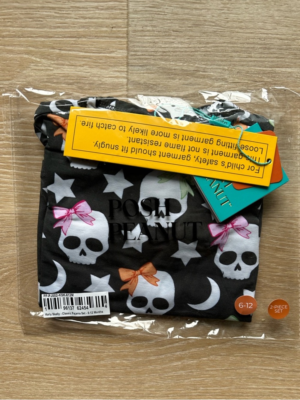 Posh Peanut Kelly Skelly Classic PJ Set 6-12 NWT